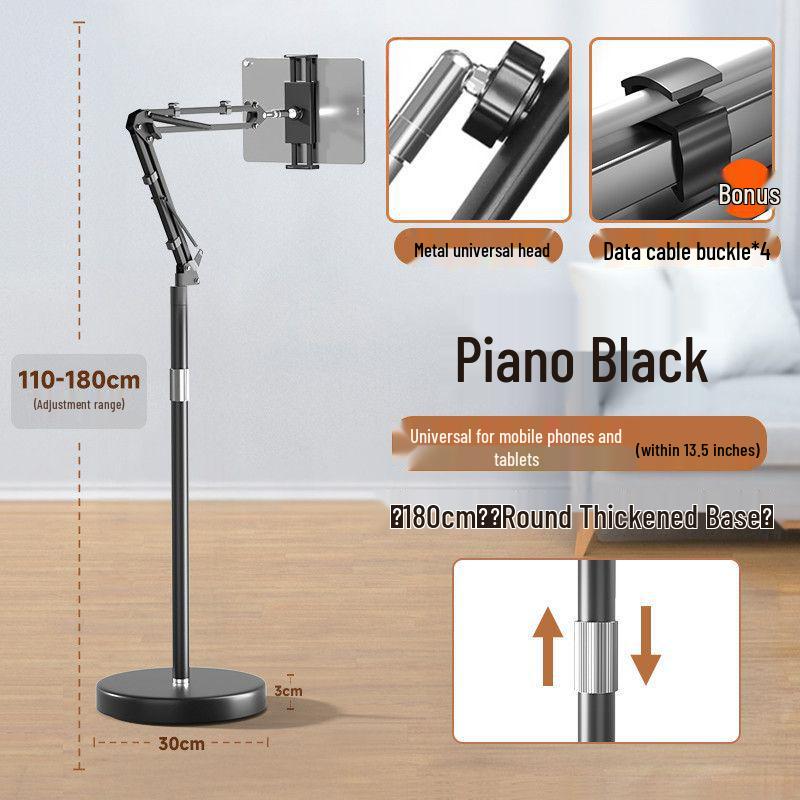 Adjustable 360° Rotation Phone & Tablet Stand for Bed or Desktop