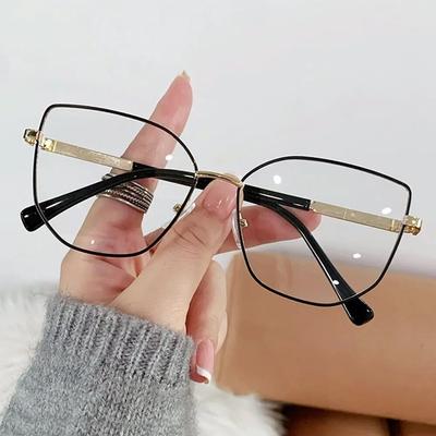 Mode Frauen Blau Licht Blockieren Lesebrille Optische Spektakel Augenschutz Computer Brille Büro Brillen