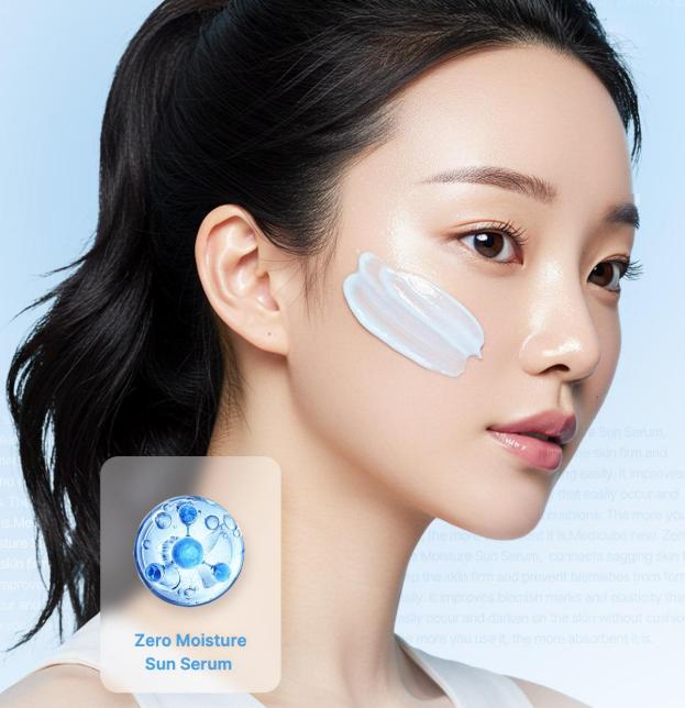 Medicube Zero Pore Hydrating Sun Serum 50ml SPF Protection & Sebum Care