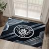 Manchester City Design Krystalfløjl Tæppe Hyggeligt Ikke?Skridsikkert Tæppe med Print til Soveværelse Stue Entré