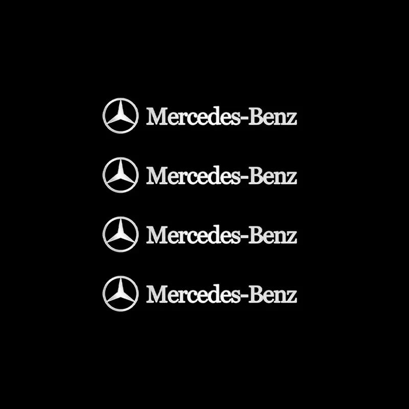 

GLC GLB 4/10pcs Mini Metal emblem Car Stickers For Mercedes Benz AMG W212 W204 W211W168 W213 W205 W210 W124