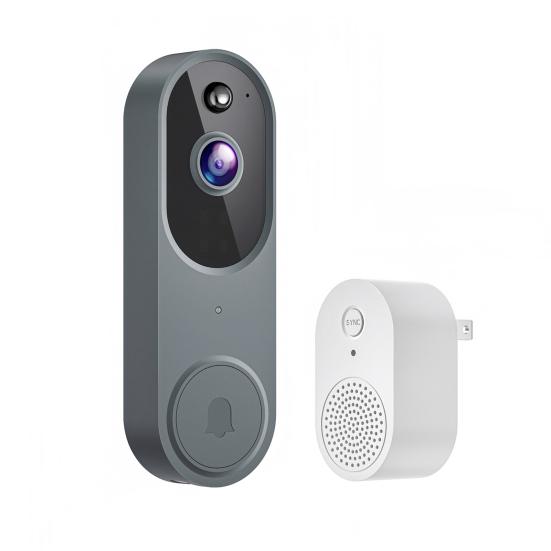 Video Doorbell 1080p Resolution AI Motion Detection Real-Time Communication Easy to Install Wireless Safe Doorbell Camera