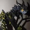 Creative 3D Printed Cute Double Horned Dragon Simulated Dragon Miniatures Table Home Decoration Pretty Ornament Toy Cool Gift