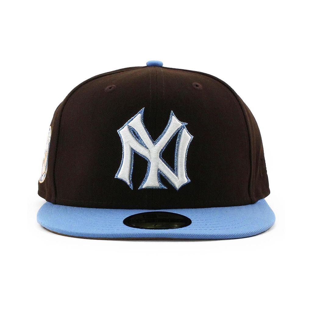 Trendy Color Brim New York Yankees MLB 50TH COLOR BRIM NEW ERA NEW YORK YANKEES Hat 5950 Side Patch Sz7-78 [Used]