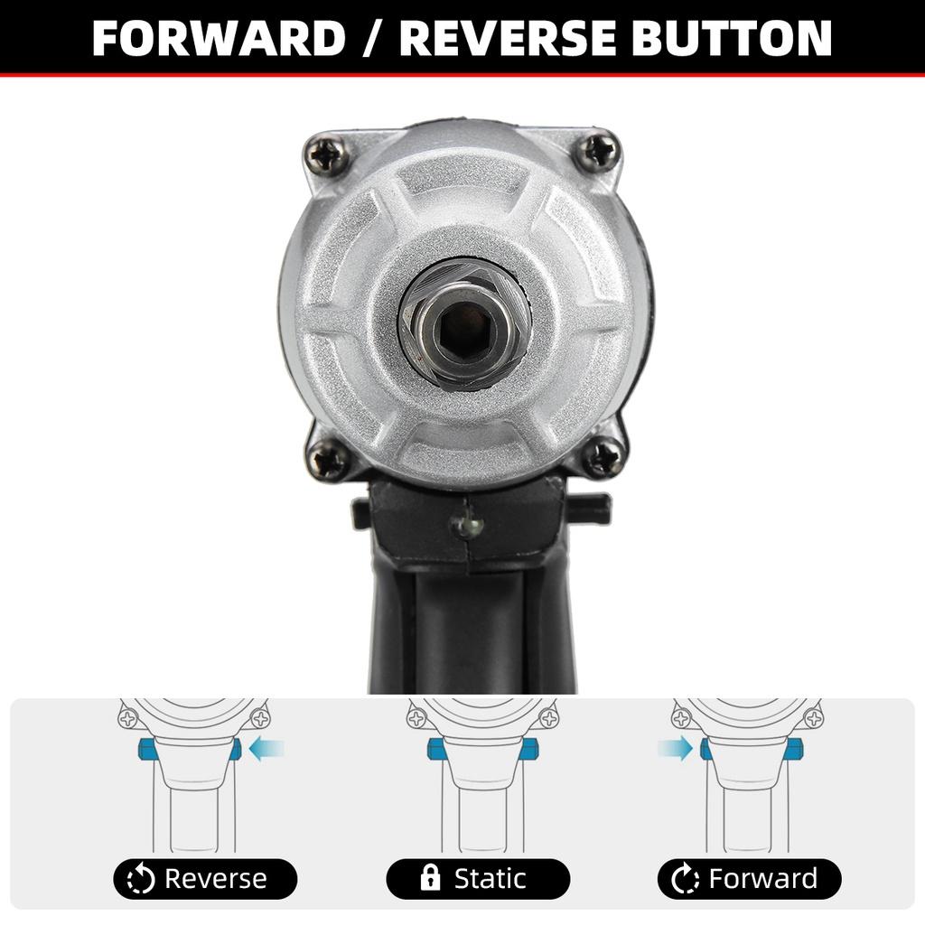 580N.M Akku-Schlagschrauber 388VF Elektro-Schraubenschlüssel Bohrmaschine Werkzeug Pistolen 1/2Zoll' Aufnahme Wiederaufladbar Neu