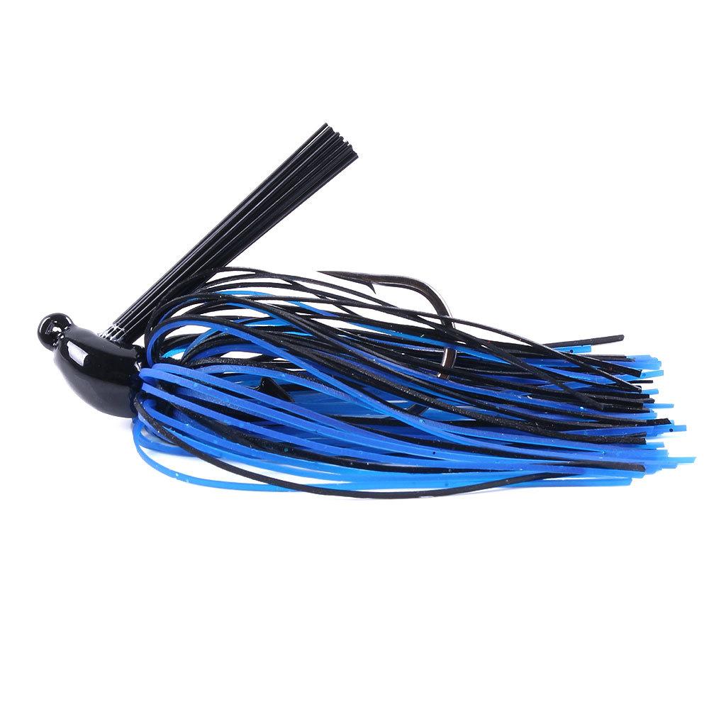 1PC Fishing Lure 10g Head Metal Bait With Rubber Skirt Artificial Wobbler Buzzbait Jigging Lure Spinner Bait Fishing Stuff