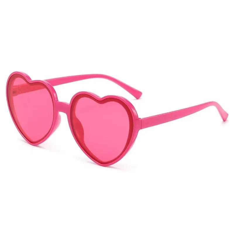 Peach Heart Sunglasses Women Big Frame Fashion Cute Sexy Retro Cat Eye Vintage Glasses Uv400 Unisex Eyewear Wedding Party Decor