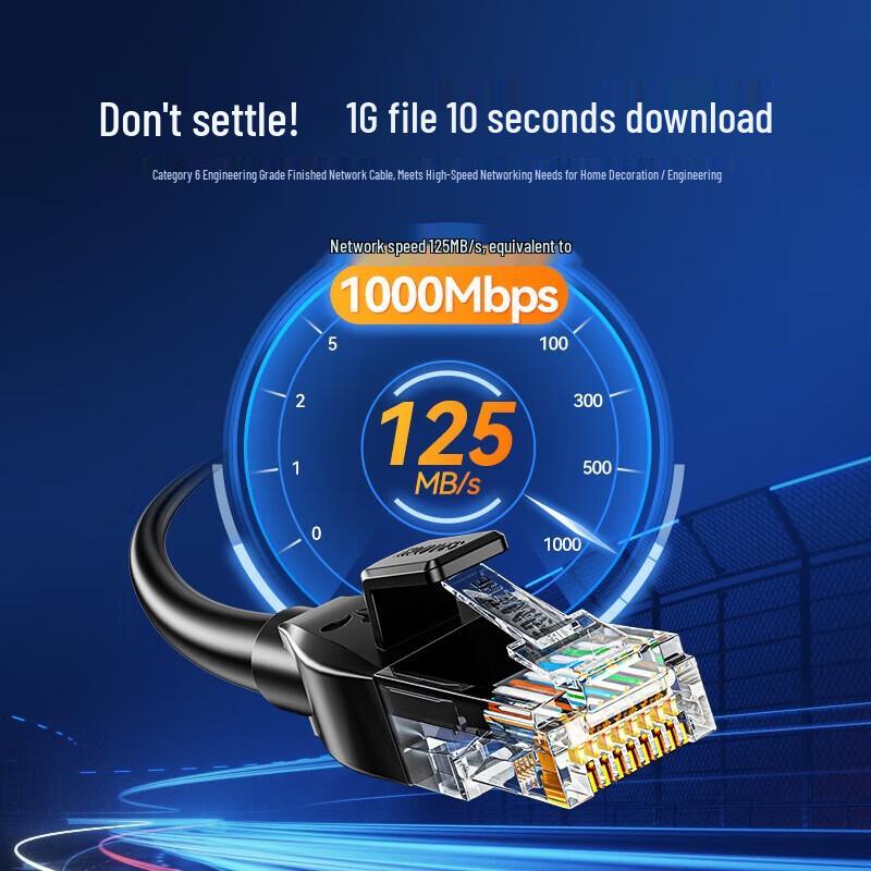 SAMZHE CAT6 Gigabit Pure Copper Ethernet Cable