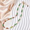 Colorful Beaded Natural Stone & Shell Necklace for Women – Summer Fresh Clavicle Chain
