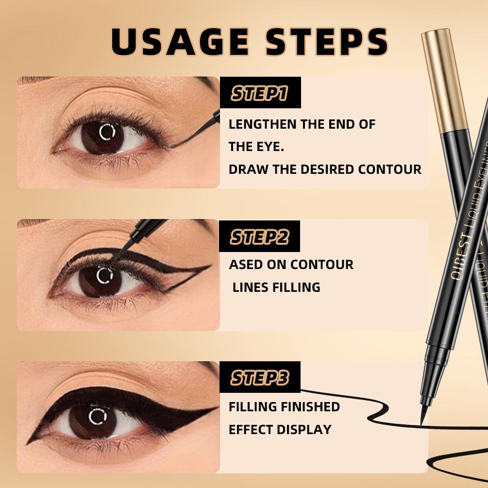 QIBEST 3-in-1 Mini Eyeshadow Palette Pearl Polarised Stereo Matte Natural Non-Flying Eyeshadow Palette