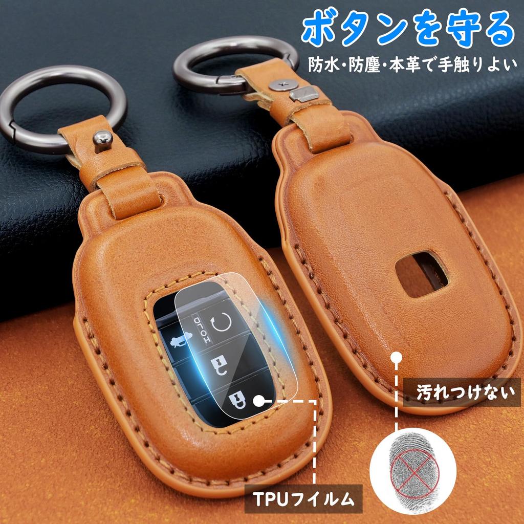 Compatible with Honda Smart Key Cover for New Vezel RV Stepwgn Civic Hatchback New JF5 and New Freed Type [Ysemco] Case/Key Series, Spada, FL1, ZR-V,