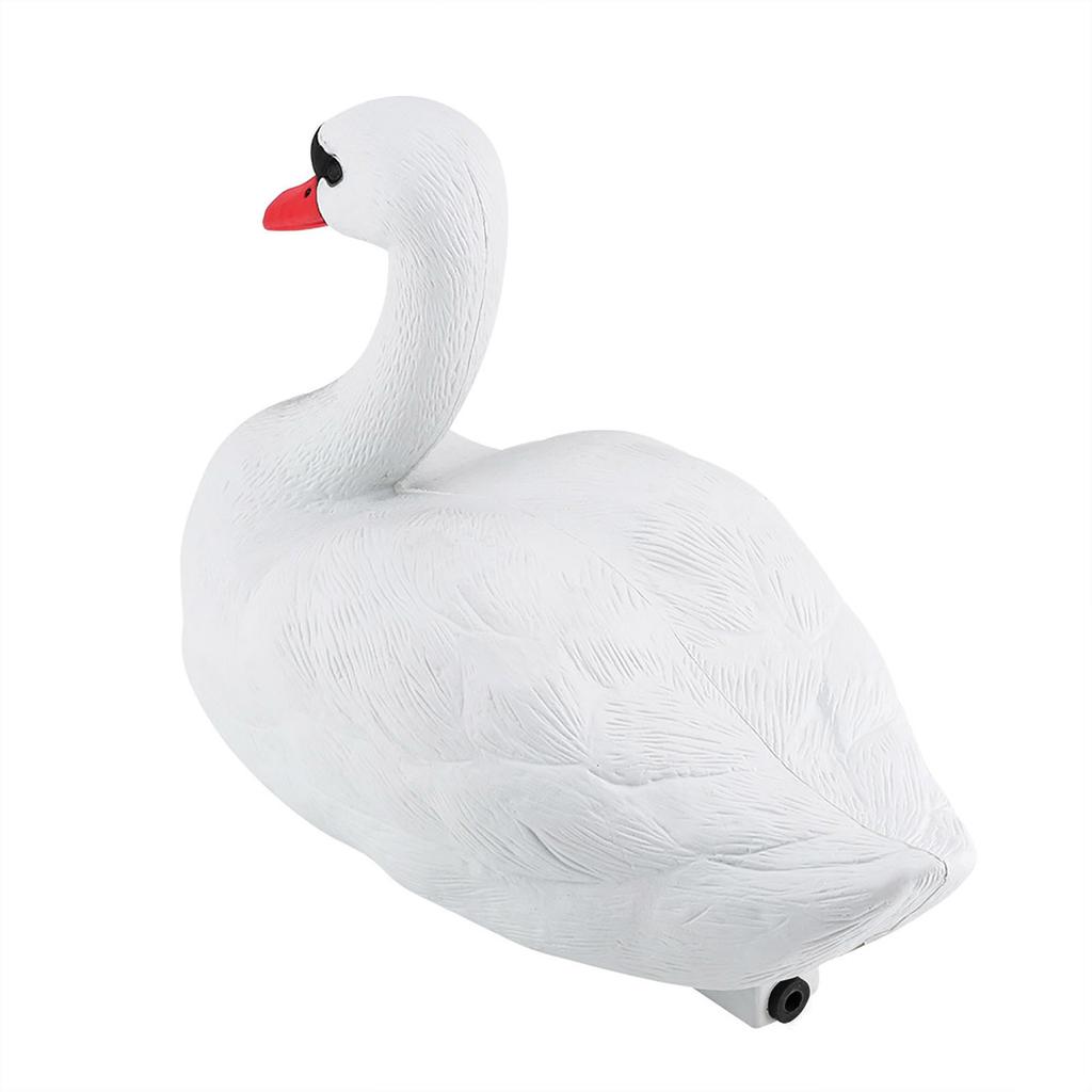Garden Decorations Simulated Cute Exquisite White Swan Decorative Tool Hunting Baits White Swan Decorative Tool
