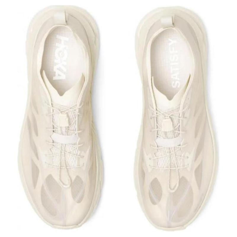 HOKA One One Mafate Speed 4 Lite Satisfy Bone Sneaker 1157050-BONE