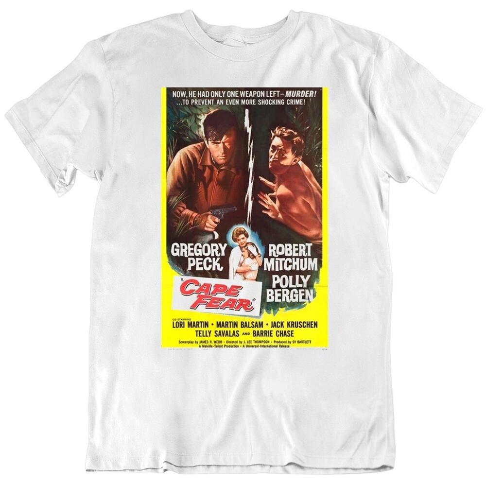 Cape Fear 1962 Horror  Movie Fan Poster White T Shirt Unisex T-Shirt L