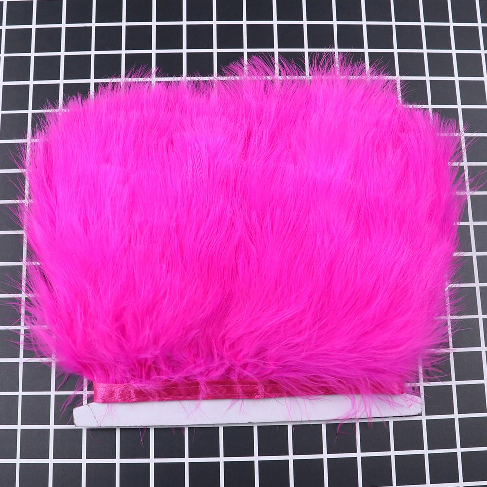 Feather1M 5M 10Meters Dyed Colorful Marabou Turkey Feathers Trim 8-10CM Soft Plumes Ribbon Fringe for Wedding Dress Sewing Decoration