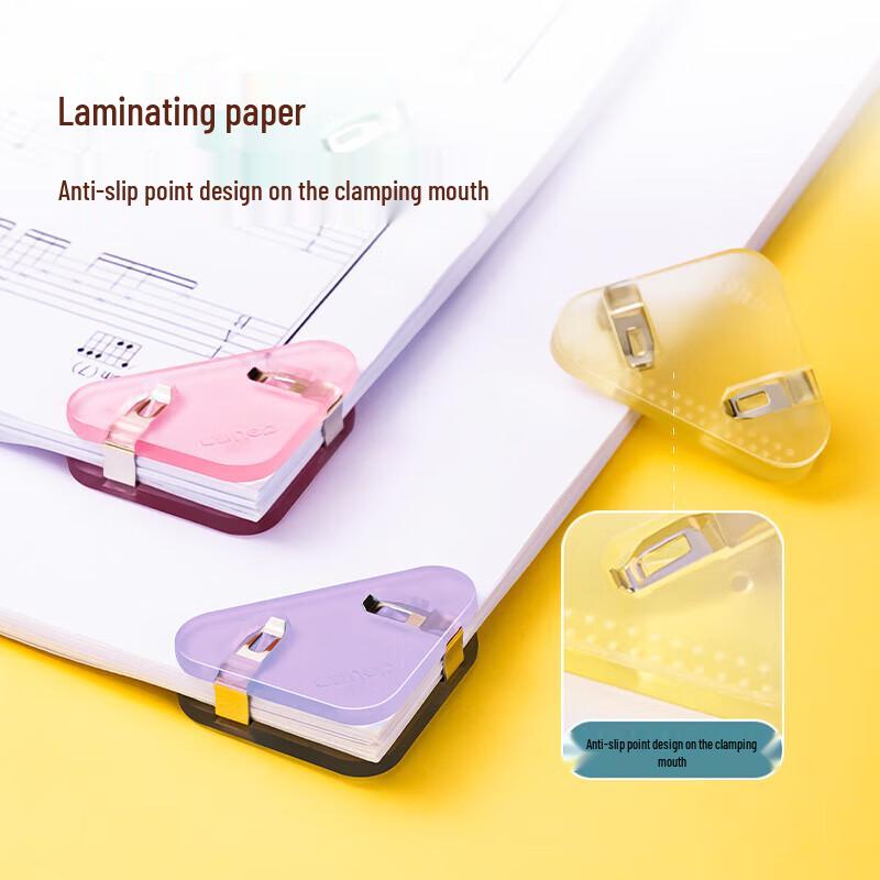 Deli Translucent Triangle Corner Clips (4-pack)