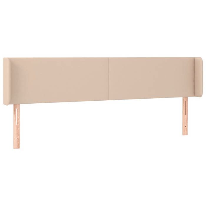 VidaXL Tête de Lit à LED Meuble de Chambre à Coucher Accessoire de Lit Double Tête de Cadre de Lit Intérieur Cappuccino 3123069
