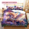 1PC Horse Bedding Quilt Set Quilt Cover Pillowcase Home Decoration Birthday Gift (1 * duvet cover + 2 * pillowcase, without core)