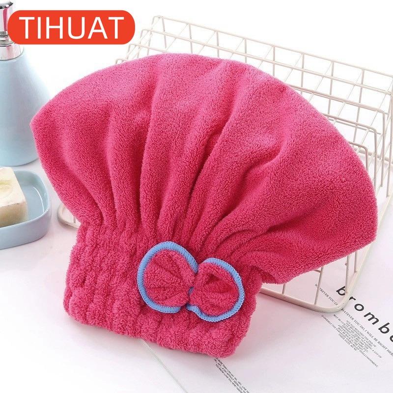 

Шапочка-полотенце для сушки волос розы красного