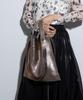 BEAURE Cow Leather 2-Way Tote Bag with Handles and Thin Gusset, A4 Size, B-22197, Available in Custom Colors, Genuine Cow Leather (Gold)