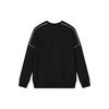 Fila Solid Color Logo Crew Neck Sweatshirt Men Tops Black A51M331222F-BK