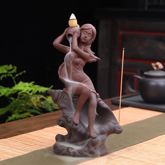 Useful Waterfall Incense Holder Unique Design Delicate Multi-purpose