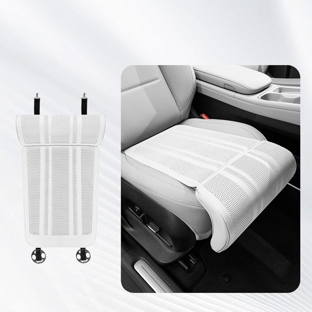 Leder Autositzbezug Atmungsaktives Sitzkissen NEU Autositz Verlängerte Fußstütze Autozubehör