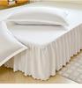 Non-Slip Solid Color Bed Skirt & Peach Skin Mattress Protector