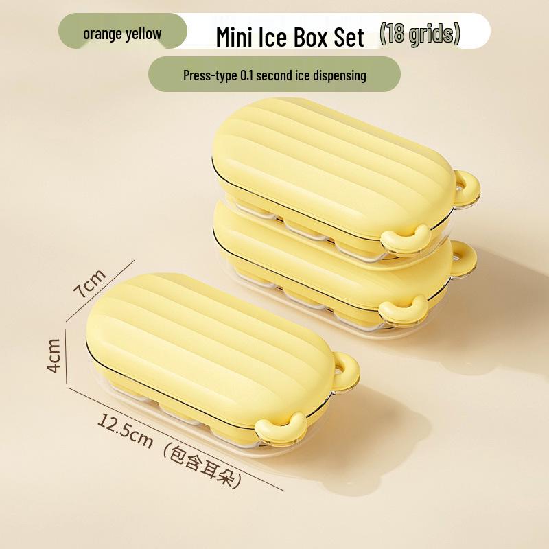 Cartoon Ice Cube Tray Mold for Baby Food with Lid - Food Grade Freezer Compartment for Homemade Frozen Treats