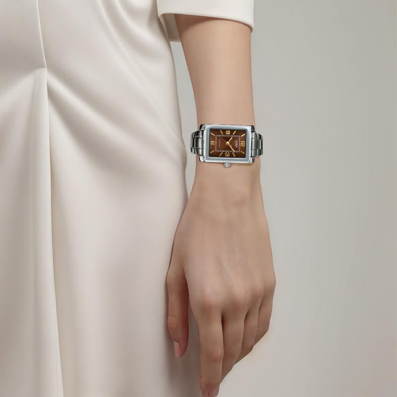 

CASIO Life Waterproof Quartz Steel Strap Women s Watch Brown Dial LTP-1234DD-5A кавовий
