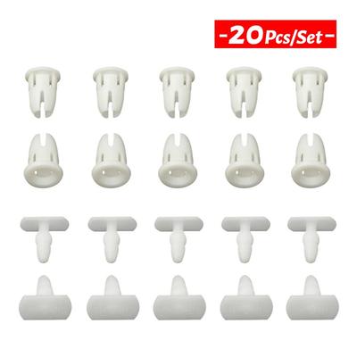 20x Fastener Clips Side Skirt Door Sill Panel Repair Trim Clip For Mercedes Benz