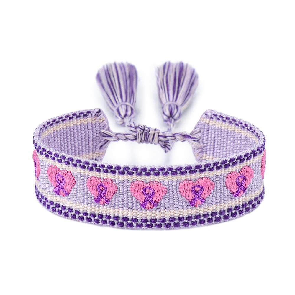 

HOPE Women s Health Adjustable Tassel Handmade Bracelet