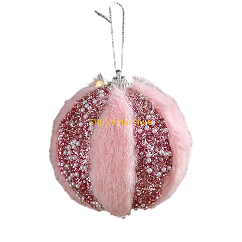 Floral Foam Christmas Tree Ornament With Faux Hair Detailing DIY Christmas Homes Decoration Accessories D57B