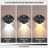 LED Motion Sensor Shell Night Light, USB Type-C Rechargeable Spotlight for Bedroom Corridor Staircase Hallway Mural Wall Decor Lighting