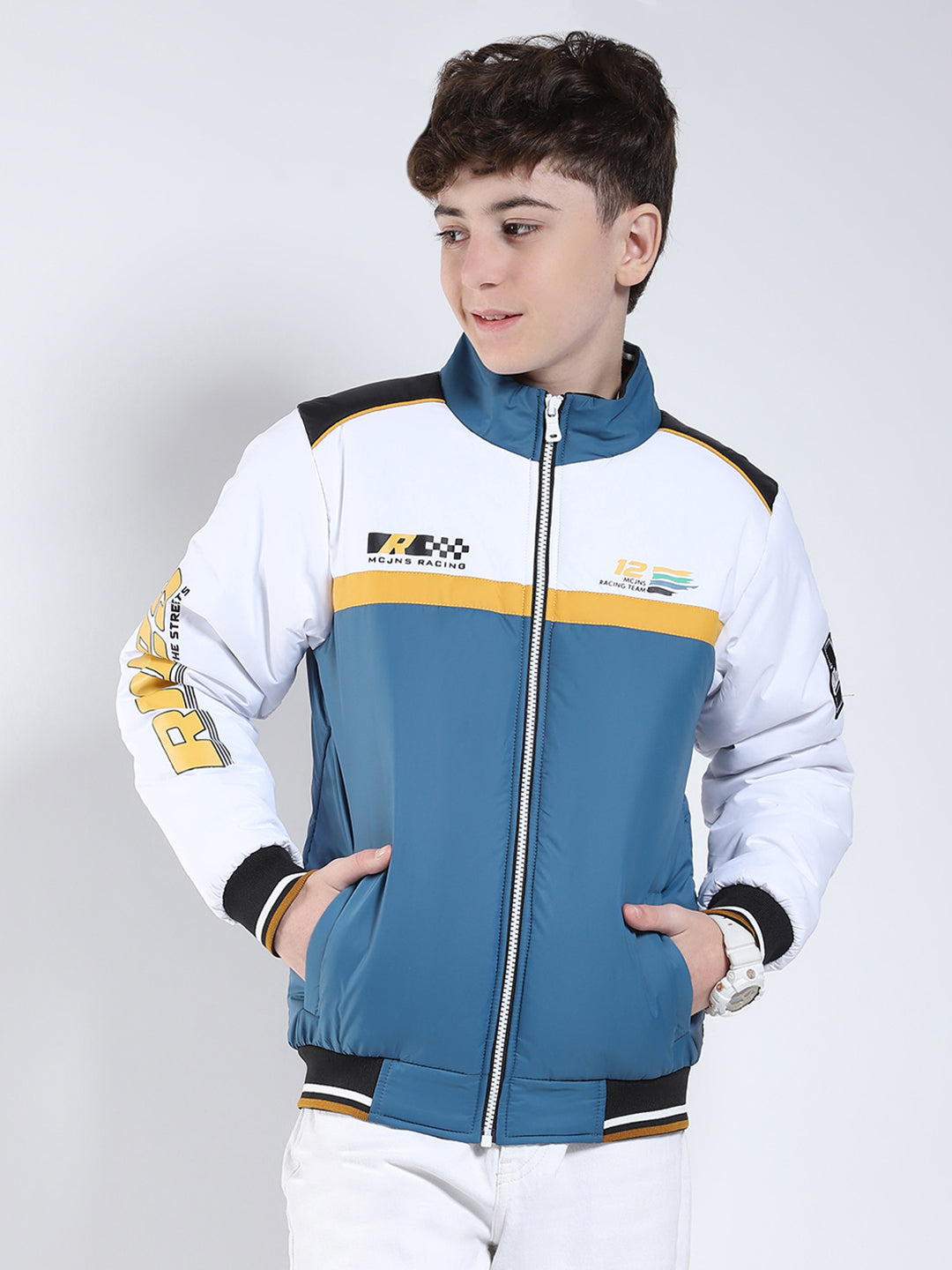 Monte Carlo Boy Regular Fit Blue Jacket 5-6 Years