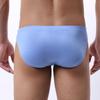 Men's Bamboo Fiber Antibacterial Triangle Briefs with European Waistband - Loose & Breathable.