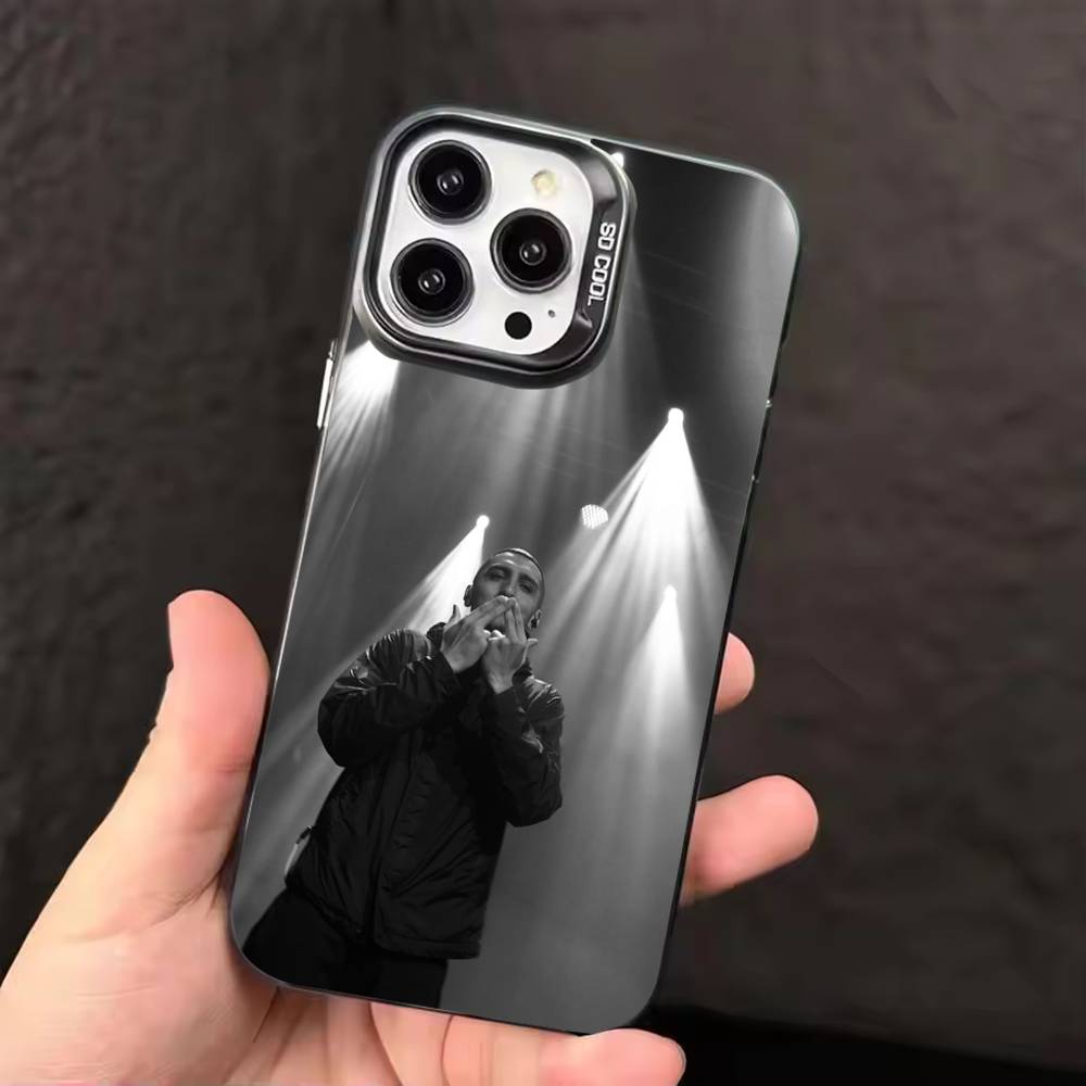 M-Morad MDLR Morad Singer Phone Case For iPhone 17 16 15 14 13 12 11 Pro Max Plus Silver candy Matte Cover iPhone17promax