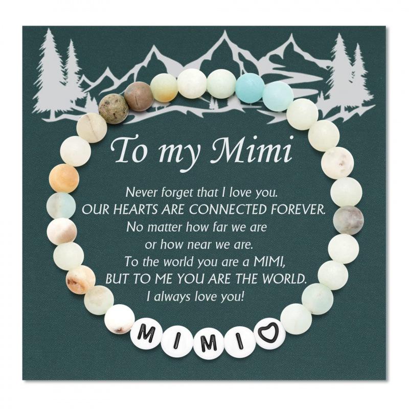 Women's Stone Beaded Bracelet - Ideal Gift for Christmas, Birthday, or Valentine's Day for Women and Girls