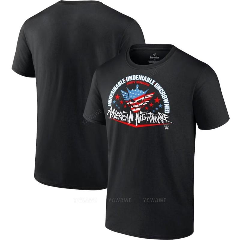 

Adult tee tops teenager teeshirt American Nightmare T Shirt4 brand casual short sleeve for men Oversized mens summer tshirt 4XL