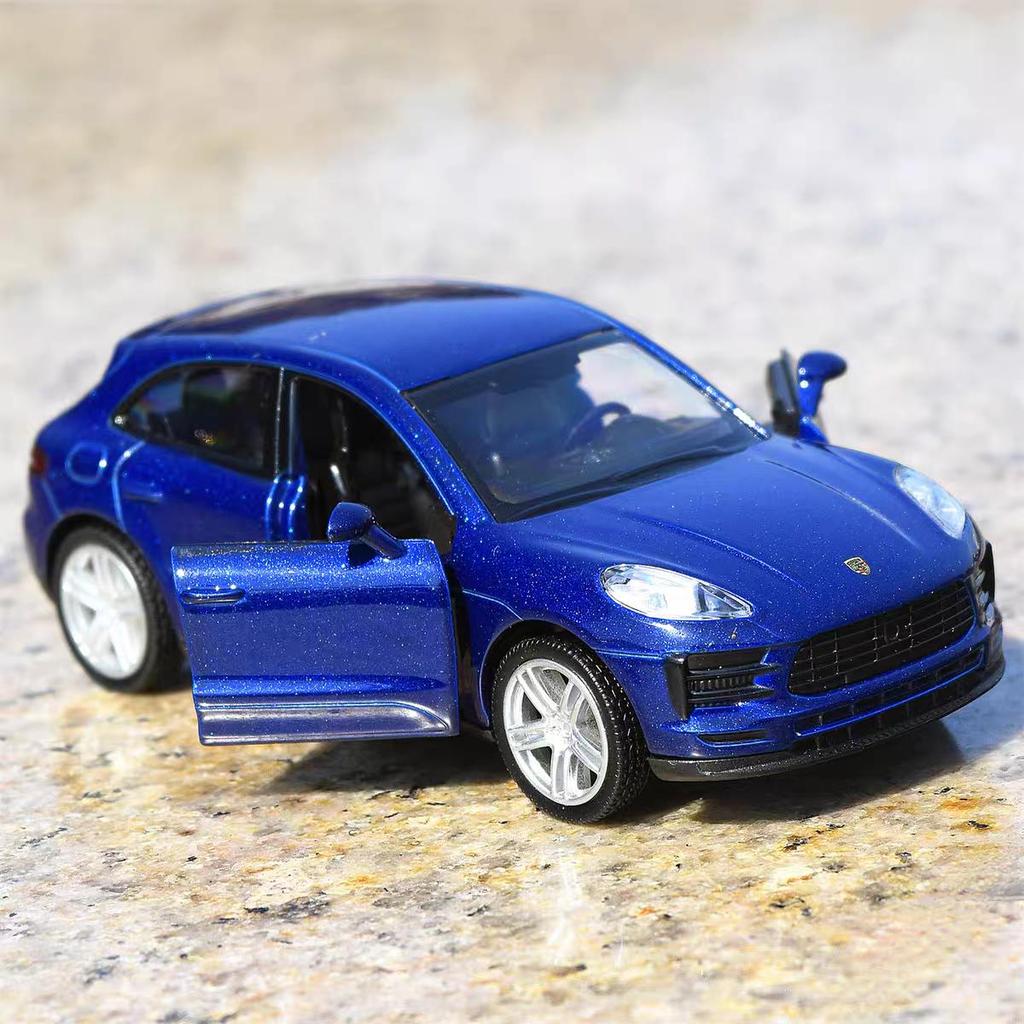 Porsche Macan S 2019 City SUV Simulation Diecast & Toy Vehicles Pull Back Car RMZ City 1:36 Alloy Model Gifts For Children