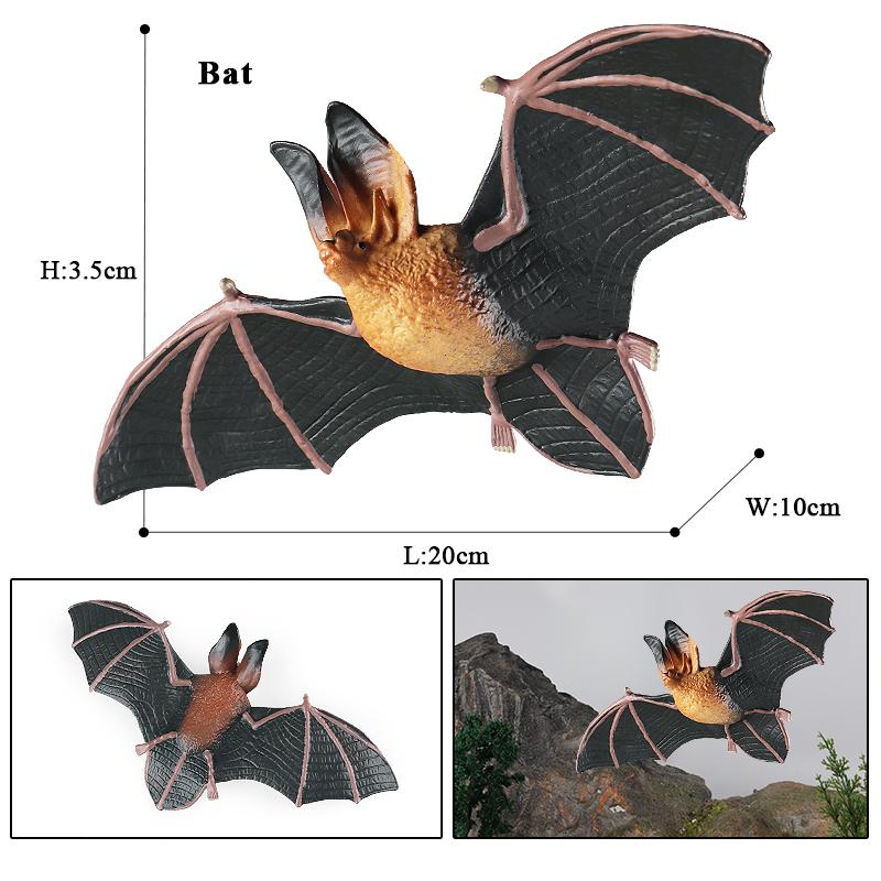 Oenux Insekten Tiere Modell Spinnennetz Skorpion Fledermaus Actionfiguren Figur Miniatur Niedlich Pädagogisch Kinder Spielzeug Halloween Geschenk