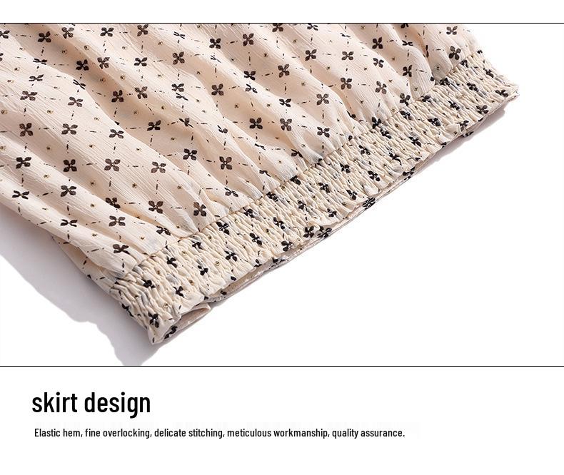 2023 Women's Plus Size Chiffon Blouse: Short Sleeve, Round Neck, Fashionable Printed Summer Top for Mom