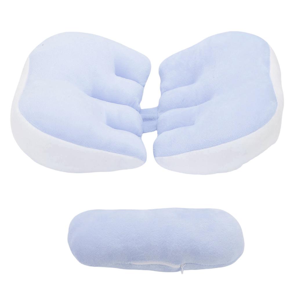 W Shaped Pillow for Women Cotton   Travel Belly Support Maternity   Pillow for Side Sleepers