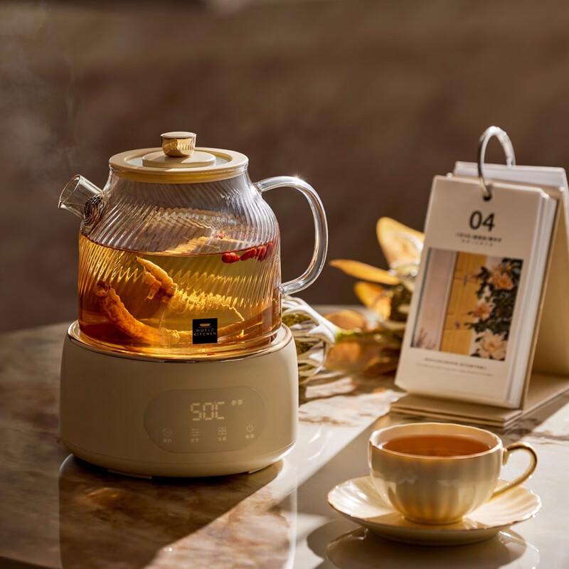 World Kitchen Corning 1L Glass Health Tea Kettle