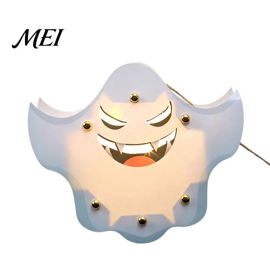 Portable Paper Lanterns for Kids Halloween Lantern Craft Set Kids, DIY Handheld Pumpkin Ghost Art Kits Home Gardening with LED Light Trick or