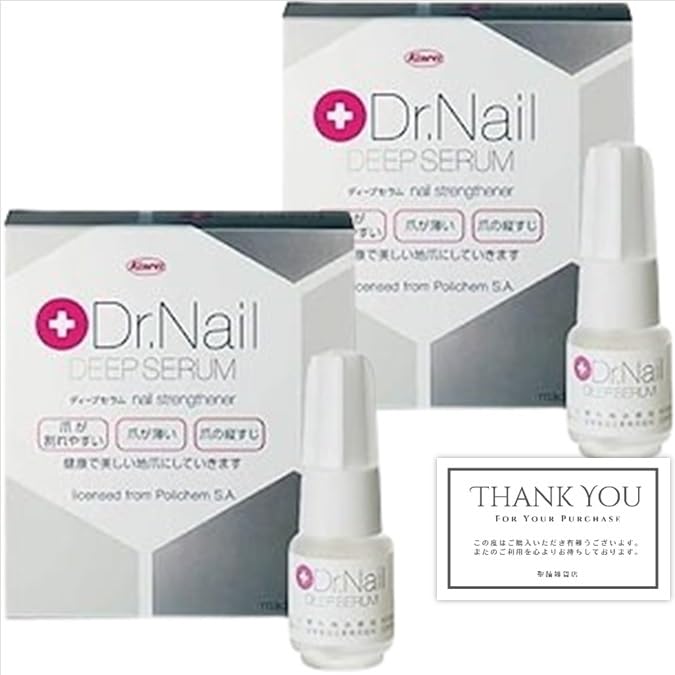 

of DEEP SERUM Nail Care shop card included [Set 2] Dr.Nail 6.6ml Original