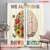 2pcs 2D Flat Printing Drapes Brain Flowers Differently Polyester Without Electricity 0 Use for Holiday Parties Home Decor &