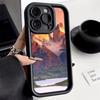 LZ25 Mountain Peak Forest Snow Silicone Phone Case for Infinix Smart 9 Hot 40i Tecno Camon20 Moto G22 G30 OnePlus Google Pixel 9 Shockproof Back Cover
