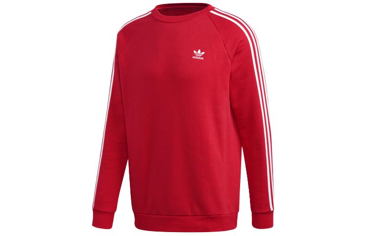 Adidas Originals 3 Stripes Sweatshirts Men s Crew Neck Moderate Regular FM3761 L