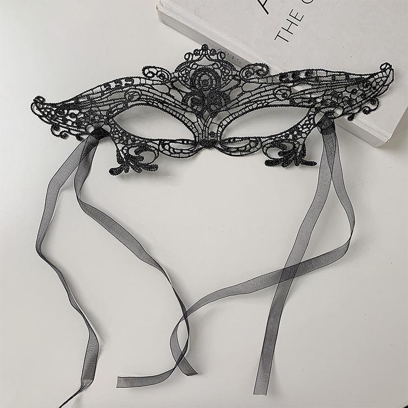 Halloween Costume Mask Vintage Masquerade Party Mask Lace Eye Mask Exquisite For Dance Parties Festive Events Theatrical